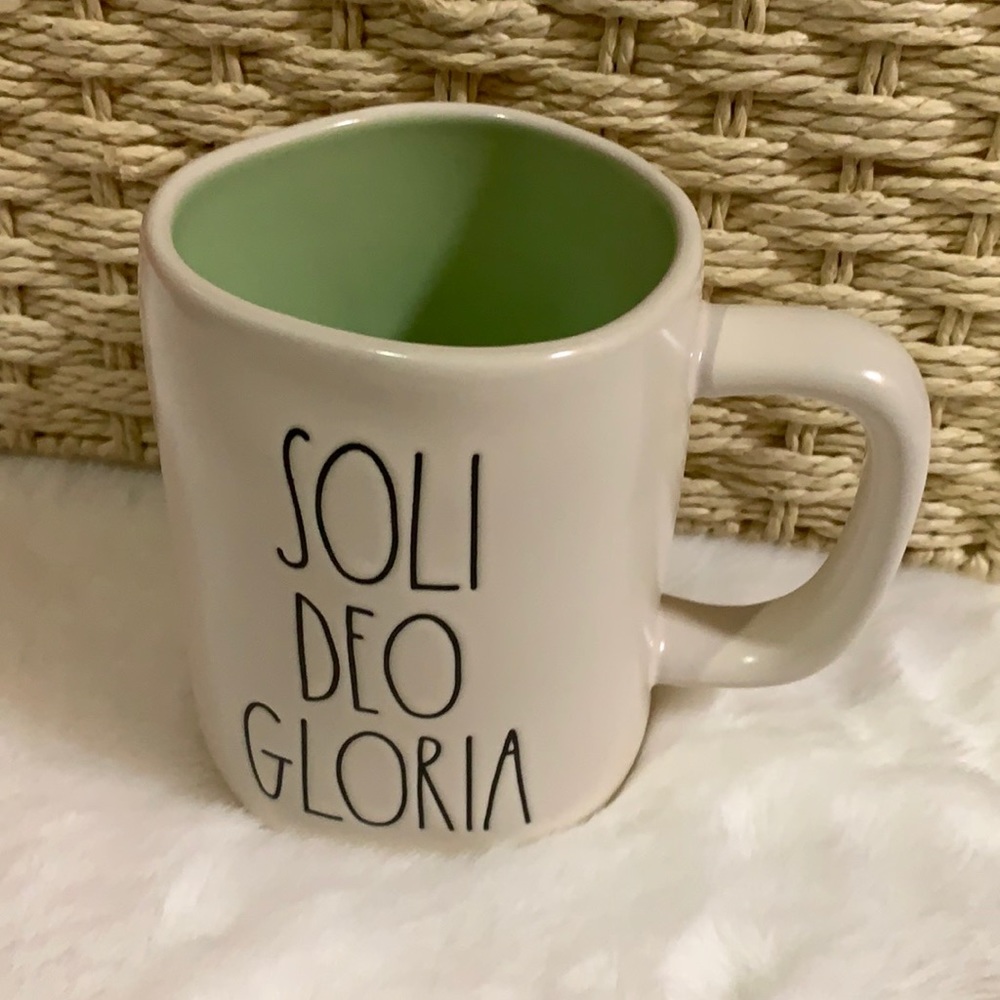 Rae Dunn Mug “Soli Deo Gloria”